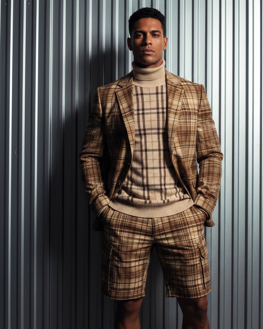 Plaid Sports Jacket.PLD16