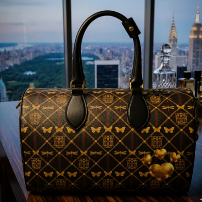 Amor Oso Nappa Leather Duffle Bag