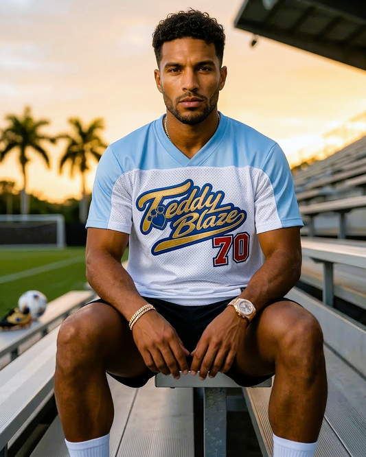 OSO 70 Oversized Mesh V-Neck Soccer Jersey