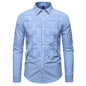 Riviera Basket Weave Stripe Shirt | Teddy Blaze Blue Label