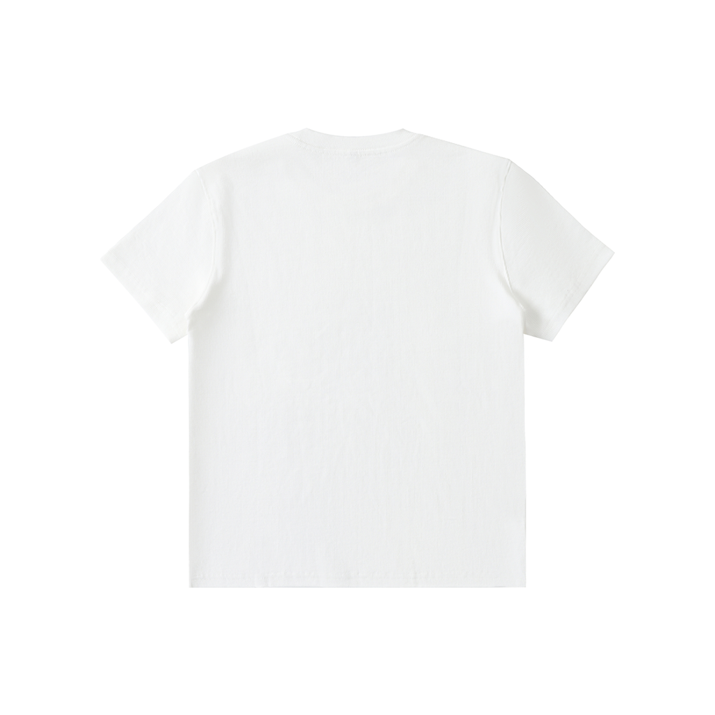 Teddy Blaze Blue Label Chukka Bear Ribbed Crop Top