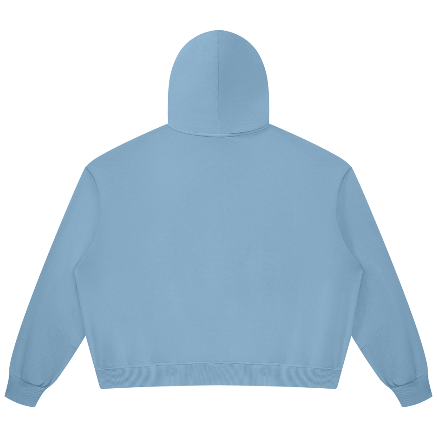 Shop the Signature Vintage Wash Boxy Zip Hoodie by Teddy Blaze. 360 GSM slate blue cotton zip hoodie featuring white script branding from THE BLAZE MAN.