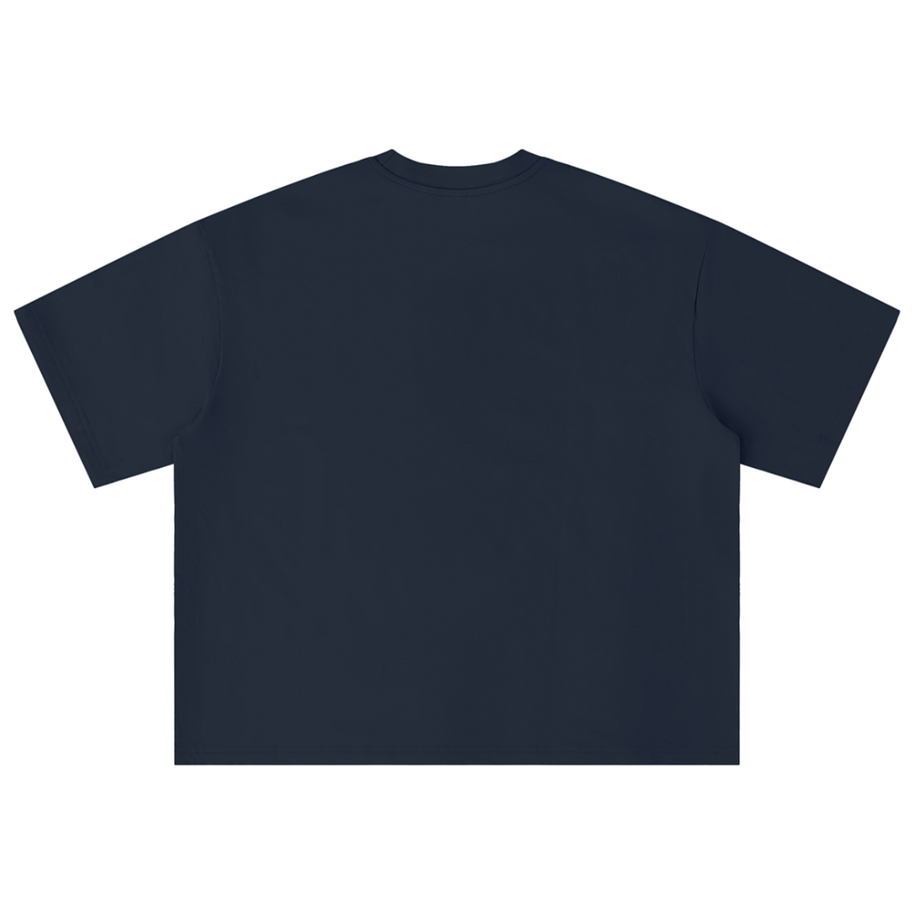 Plain black t-shirt on a white background