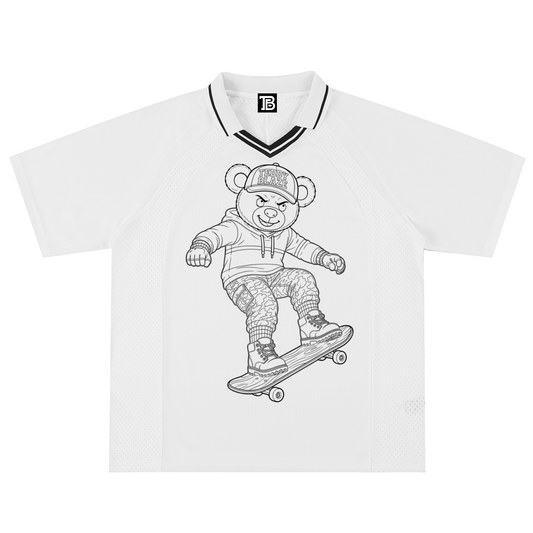 SDB Contrast Stripe V-Neck Soccer Jersey | Teddy Blaze Xtreme (TBX)