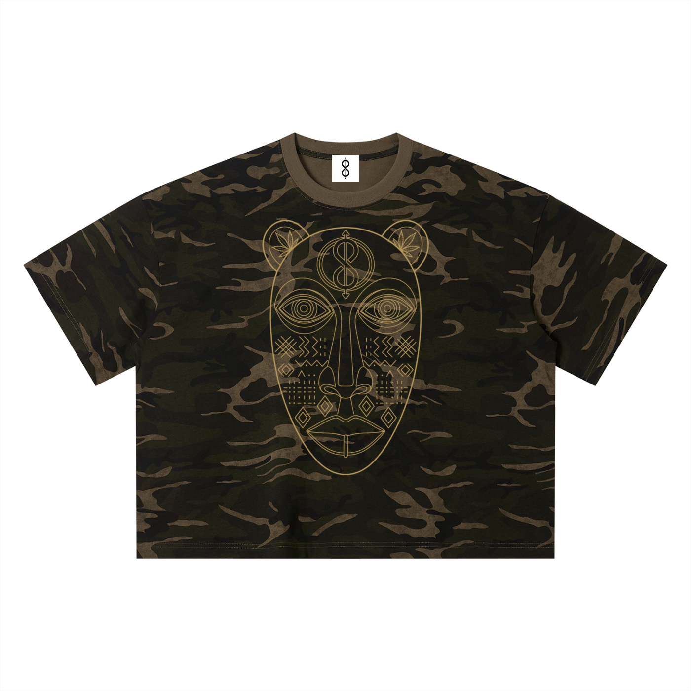 Bear Leaf Culture Camo Boxy Tee | BEARATOO