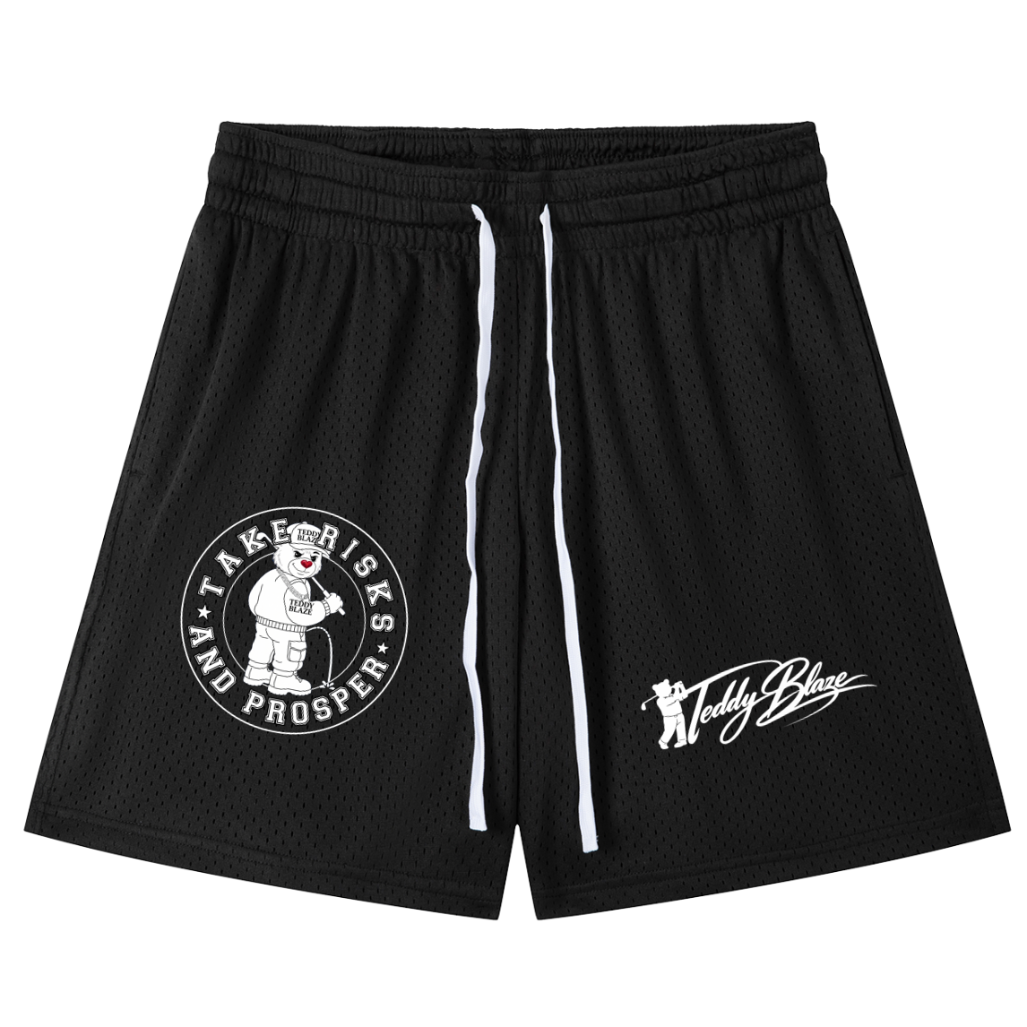 T.R.A.P. Mesh Drawstring Shorts