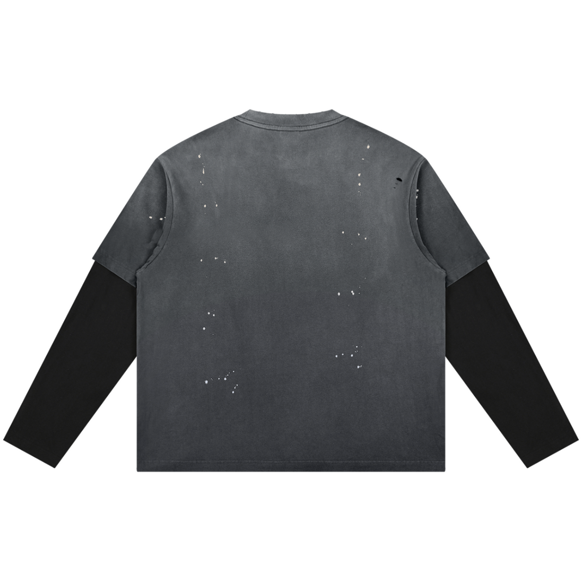 Shop the DaCruz Vintage Wash Distressed Layered Cotton Jumper by Teddy Blaze. 270 gsm mineral-wash cotton jumper featuring faux double sleeves, distressing, and the DaCruz cross crest.