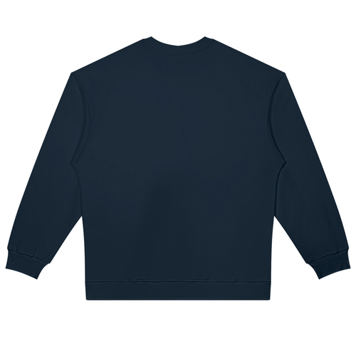 Shop the Bearfather of Vegas Oversized Jumper by Teddy Blaze. 380 GSM midnight navy fleece sweatshirt featuring brand personification The Bearfather from The Mature Mocha Collection.