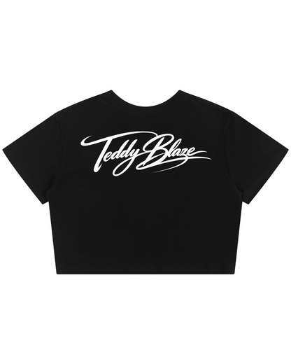 It’s Teddy Blaze, Darling” Cropped Tee