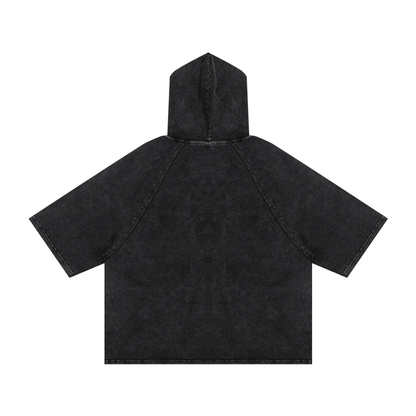 Bear Leaf Culture  Snow Washed Hooded Boxy Tee | BEARATOO