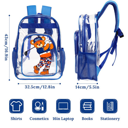 SDB Golfer Clear Backpack | The TBX Chelsea Collection