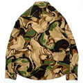Shop the Teddy Blaze Nomad Marbled Camo Utility Shirt, a 100% cotton men's overshirt featuring abstract woodland camouflage, four utility pockets and relaxed workwear styling.