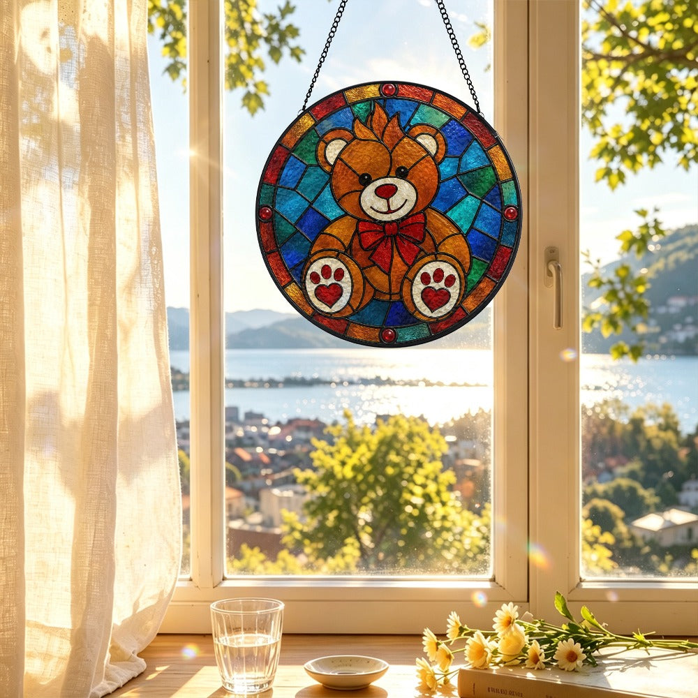 Bearatoo Stained Glass Decoration | CRUZ AT HOME