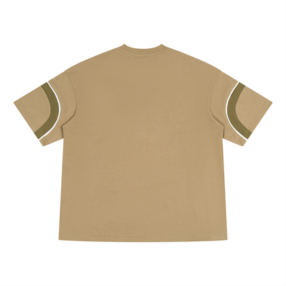 81C Panel Block V-Neck Tee | 81C