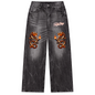 Signature SDB Dragon Vintage Wash Wide Leg Jeans | The TBX Chelsea Collection