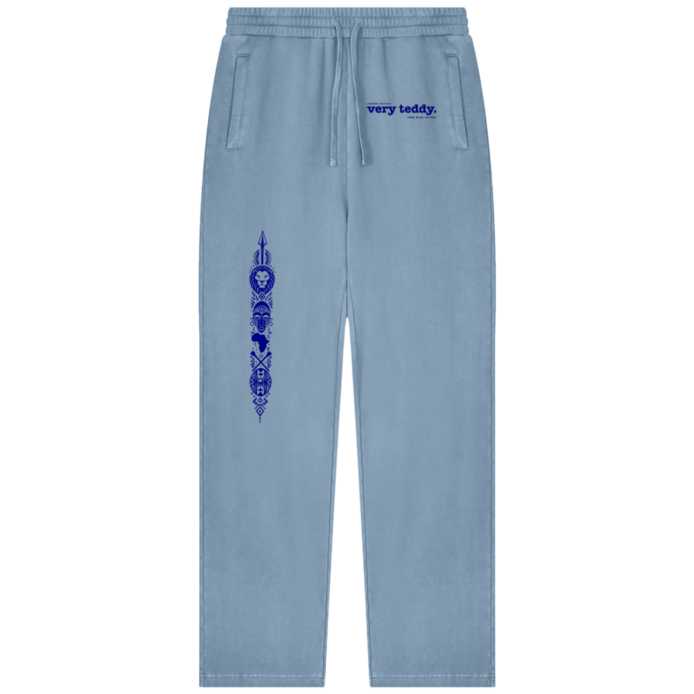 Heavyweight 100% cotton vintage-wash sweatpants featuring Teddy Blaze Afrodemia graphics, a relaxed unisex silhouette and signature VERY TEDDY detailing.