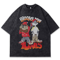 Shop the American Retro Washed Graphic Tee by Teddy Blaze. Heavyweight vintage-washed cotton jersey tee featuring retro cartoon graphics from THE IVY MAN.