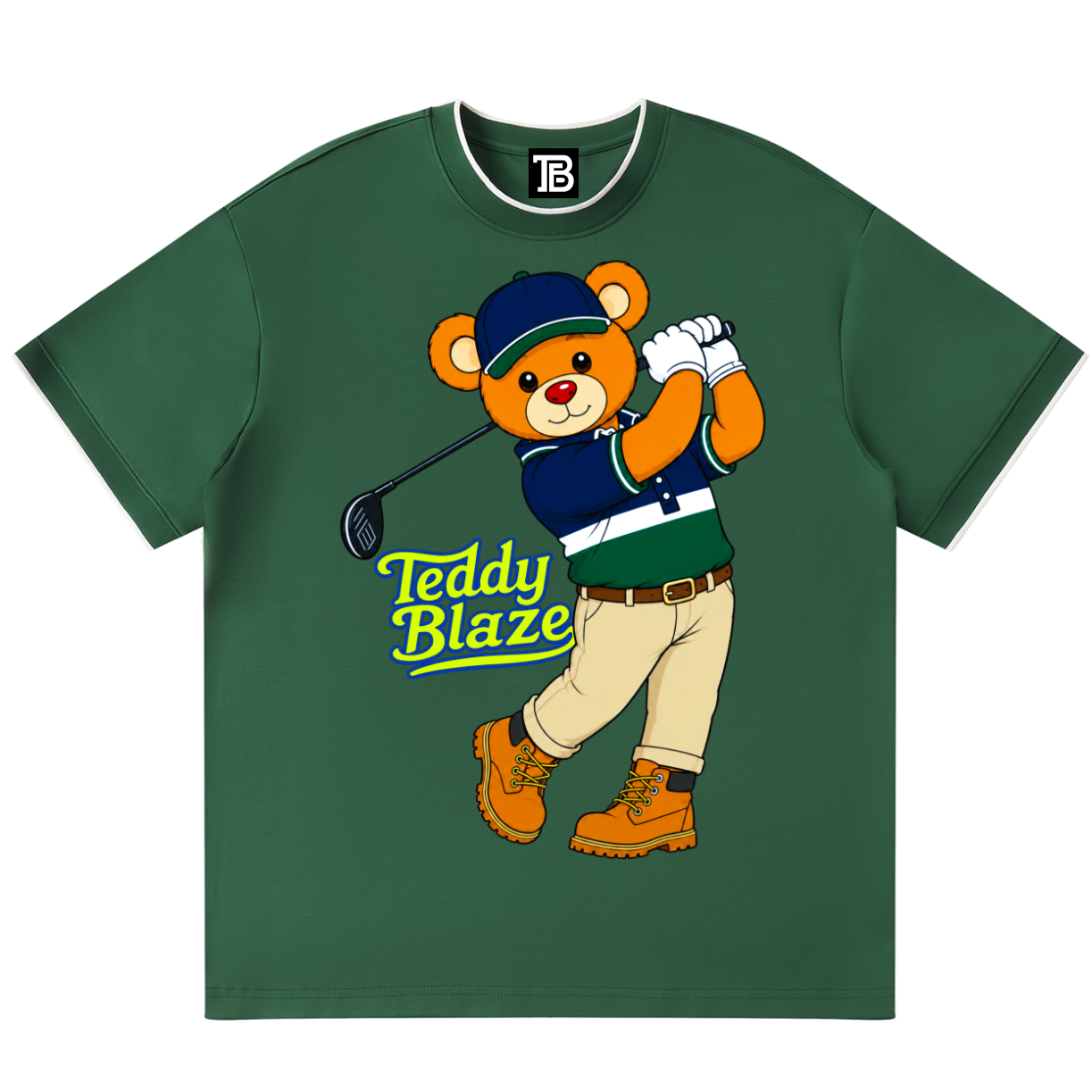 SDB Contrast Trim Tee | Teddy Blaze Blue Label