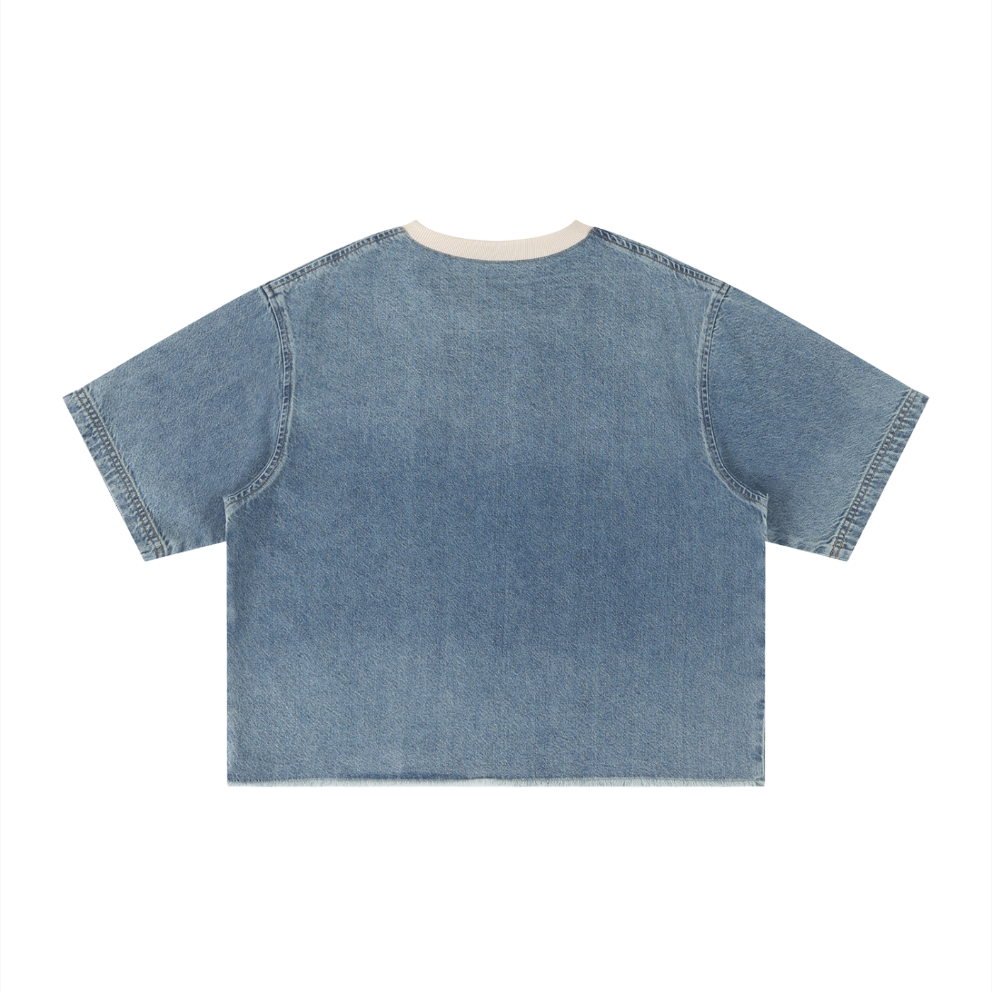Team Dragon Denim Raw Edge Box Tee | AFRO ANIME