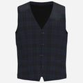 Shop the Bailey Tartan Waistcoat by Teddy Blaze, crafted in 260 GSM English Cloth with tonal plaid and tailored Black Ivy streetwear styling.
