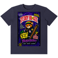 Shop the Blazeberry Wraps Classic Tee by Teddy Blaze. 180 GSM cotton-spandex stretch tee with vintage tobacco pack graphic from the HEAT line of The Mature Mocha Collection.