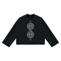 81C Mock Neck Raw Edge Boxy Jumper | Da Heights