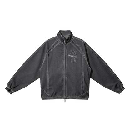 Signature SDB Vintage Wash Full Zip Mesh Jacket | The TBX Chelsea Collection