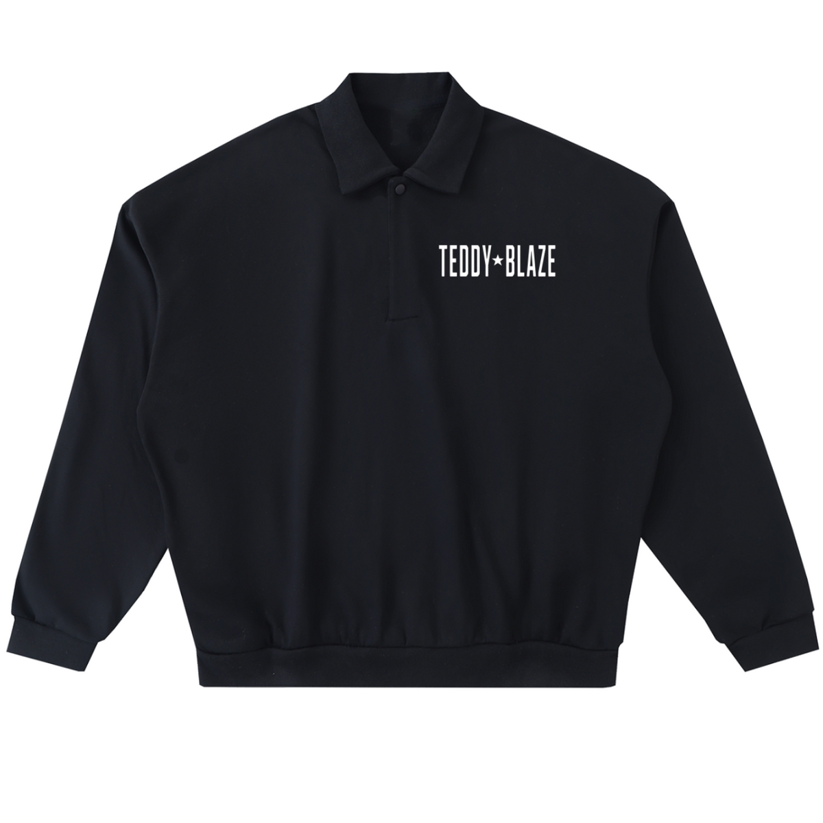 No More Wars Fleece Long Button Polo