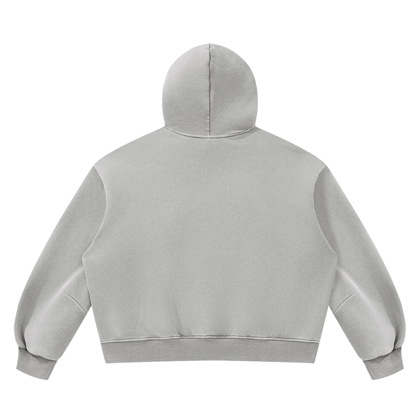 Shop the Signature Cachet Vintage Wash Boxy Fleece Hooded Jumper by Teddy Blaze. 390 GSM heavy slate gray hoodie featuring the Cachet emblem from The Mature Mocha Collection.