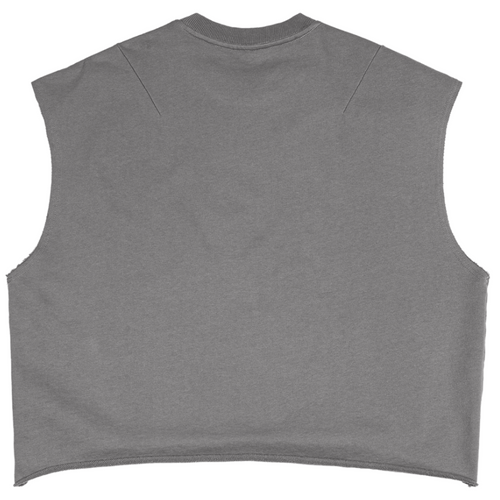 Shop the DaCruz French Terry Boxy Tank by Teddy Blaze, a heavyweight unisex sleeveless top in 340GSM cotton-rich French terry with an oversized DaCruz graphic.