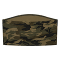 Shop the Teddy Blaze Brand Rising Camo Cropped Tube Top, a stretch-cotton women's crop featuring woodland camouflage and the signature Gye Nyame Rising emblem.