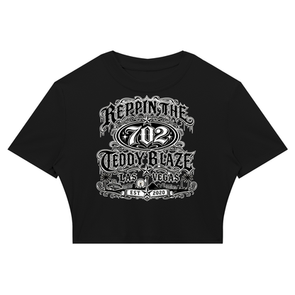 CROPPED RIBBED 702 TEE