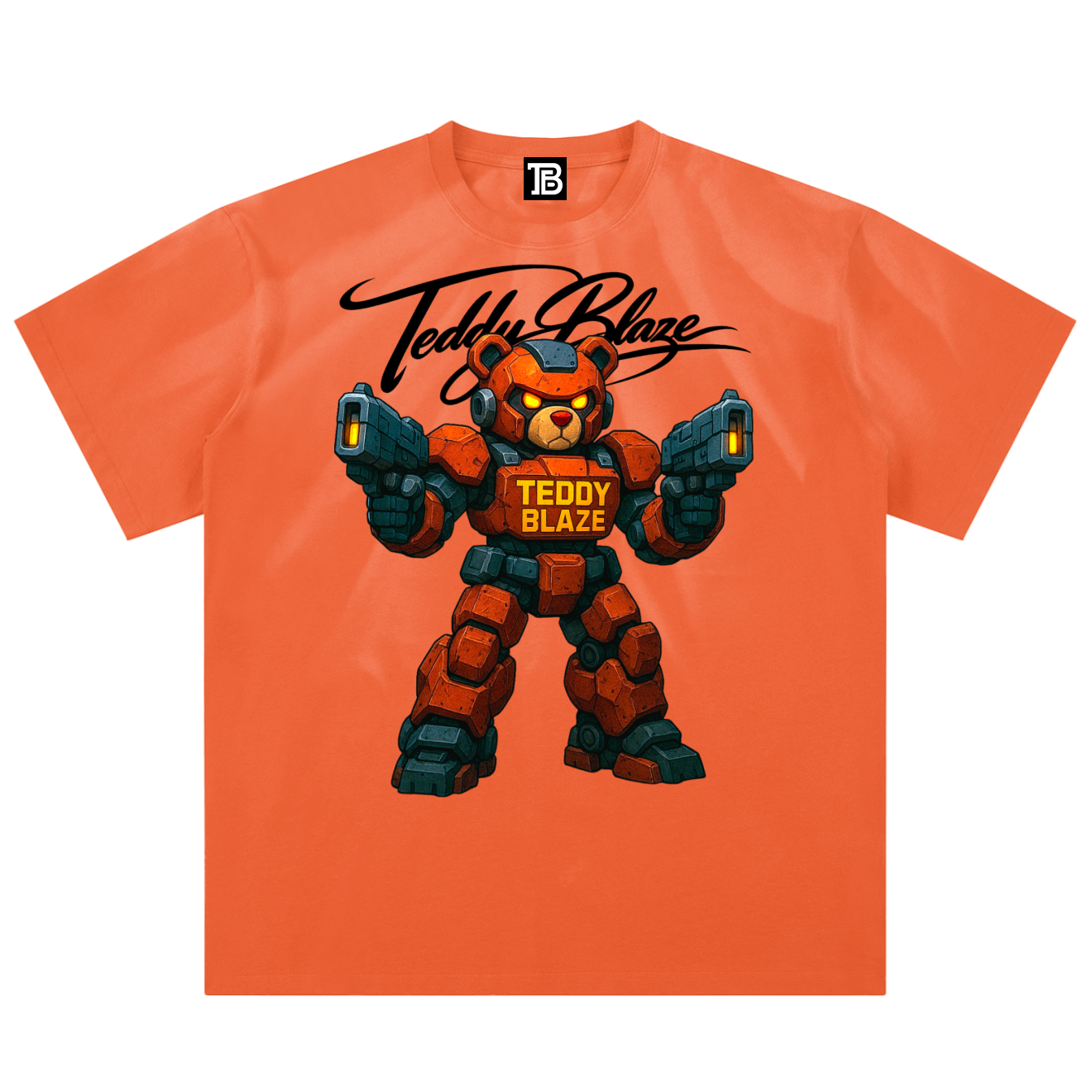 Mech Mach 1 Scrunched Sunfade Tee | Teddy Blaze Blue Label