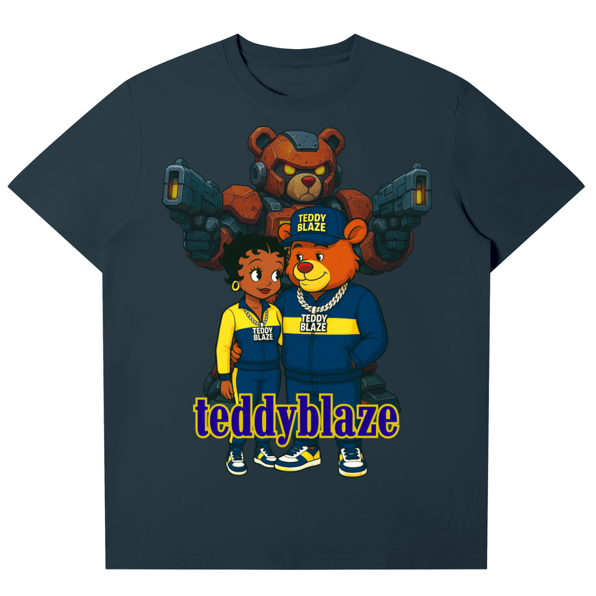 Betty x Teddy Boxy Sorona Tee | Teddy Blaze Blue Label