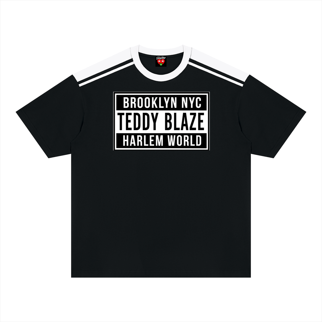 Rep Your Hood Color Block Cotton Tee | EMPORIUM