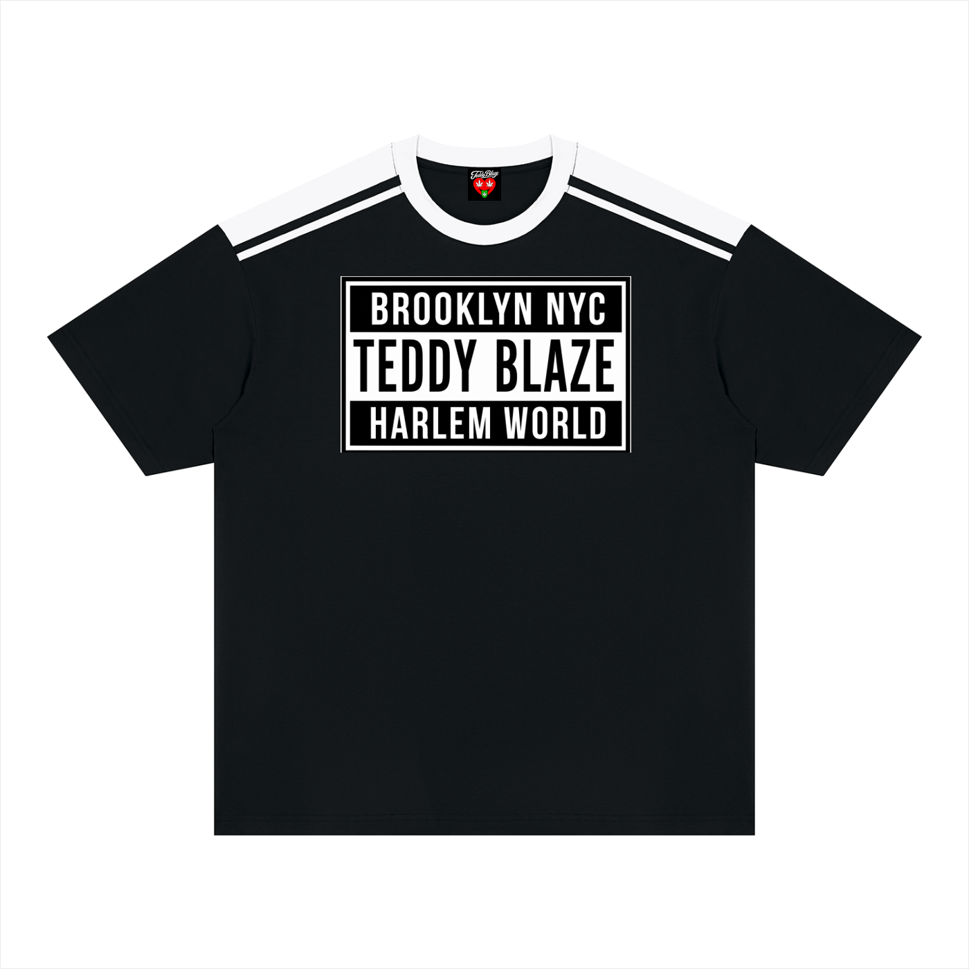 Rep Your Hood Color Block Cotton Tee | EMPORIUM