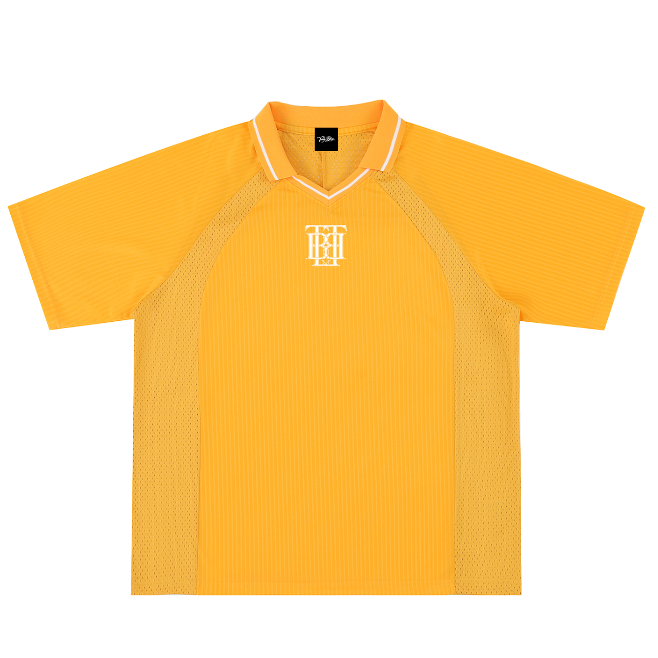 Monogram Striped Detail Sports Polo