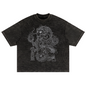 Team Dragon Waffle Knit Boxy Tee | AFRO ANIME