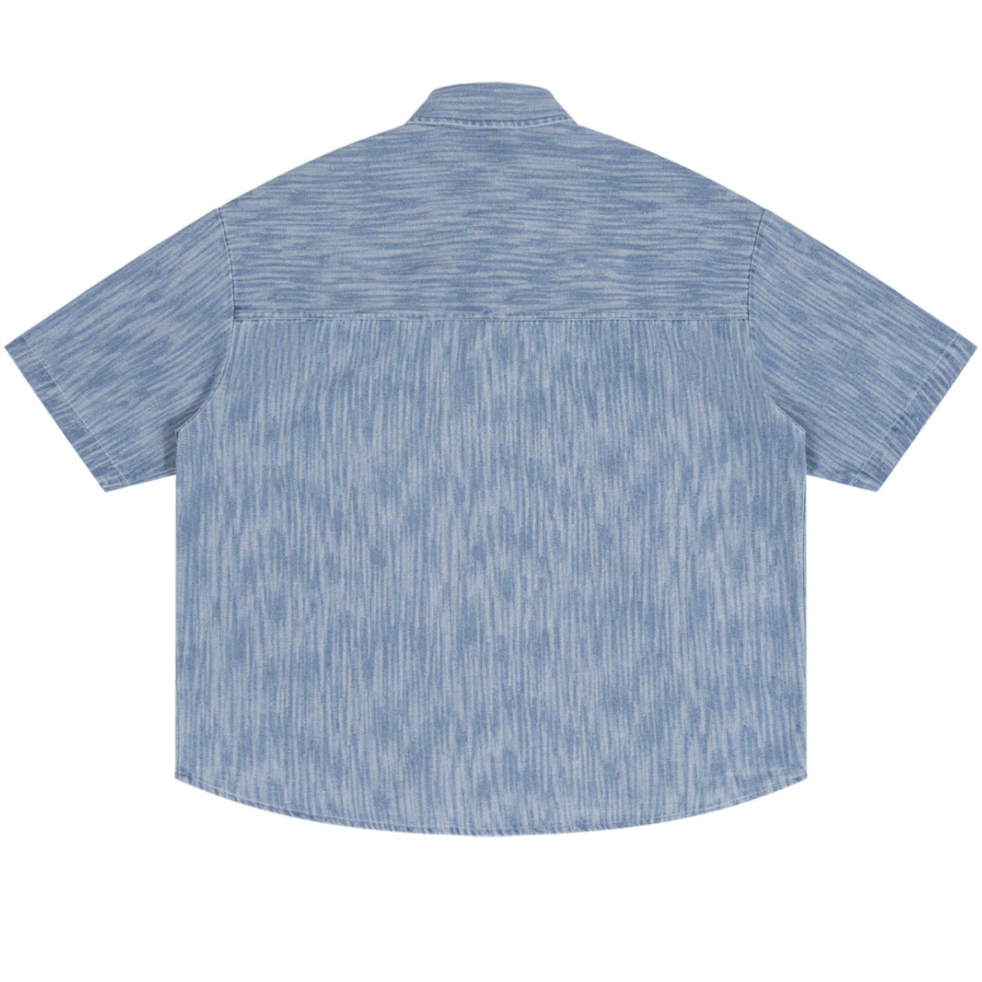 Signature Boxy Vintage Wash Denim Camp Shirt