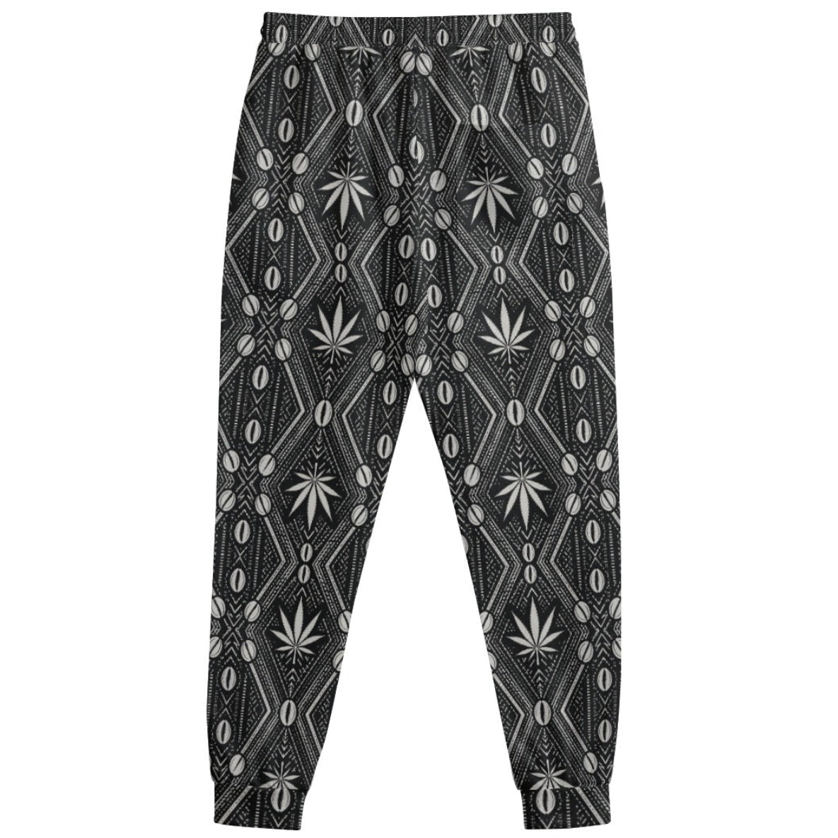 Regular-fit 100% polyester joggers in Teddy Blaze’s DaChek house pattern, finished with athletic rib-knit hems and cuffs.