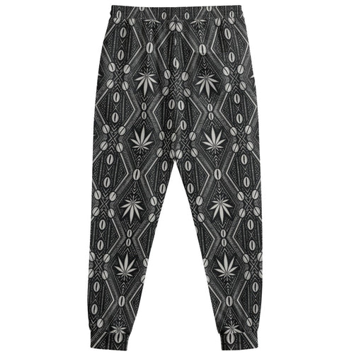 Regular-fit 100% polyester joggers in Teddy Blaze’s DaChek house pattern, finished with athletic rib-knit hems and cuffs.