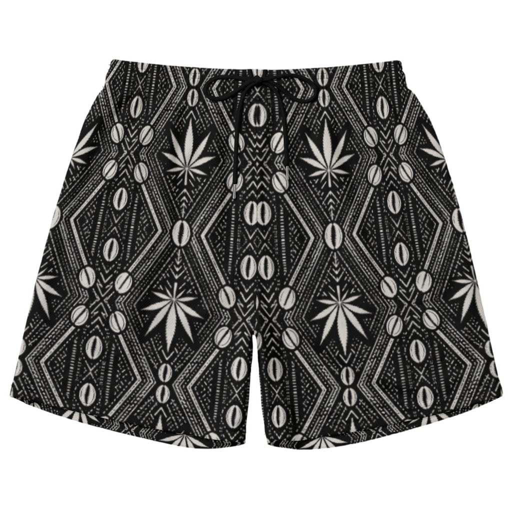 Lightweight birdseye polyester shorts in Teddy Blaze’s DaChek house pattern, with a regular fit and drawcord waistband.