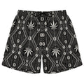 Lightweight birdseye polyester shorts in Teddy Blaze’s DaChek house pattern, with a regular fit and drawcord waistband.