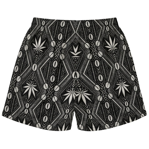 Lightweight birdseye polyester shorts in Teddy Blaze’s DaChek house pattern, with a regular fit and drawcord waistband.