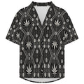 Shop the DaChek Women’s Camp Shirt in four-way stretch fabric with a relaxed collar, button front and black-and-white Teddy Blaze pattern
