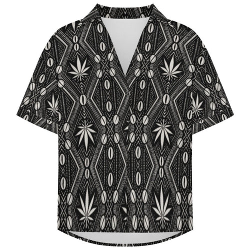 Shop the DaChek Women’s Camp Shirt in four-way stretch fabric with a relaxed collar, button front and black-and-white Teddy Blaze pattern