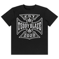 Shop the DaCruz Classic Tee by Teddy Blaze. 180 GSM cotton-spandex stretch tee featuring a silver gothic cross graphic from the TOPS line of The Mature Mocha Collection.