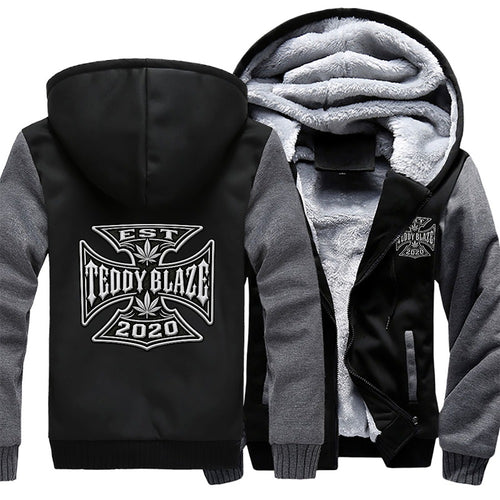 Shop the DaCruz Fleece Lined Zip Hoodie by Teddy Blaze. 260 GSM thermal sherpa-lined zip jacket with Maltese cross graphics from WE OUTSIDE! OUTERWEAR.
