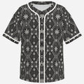 A Teddy Blaze baseball jersey in lightweight bird’s-eye polyester, finished with white piping, all-over DaChek™ pattern, and a bold back crest.