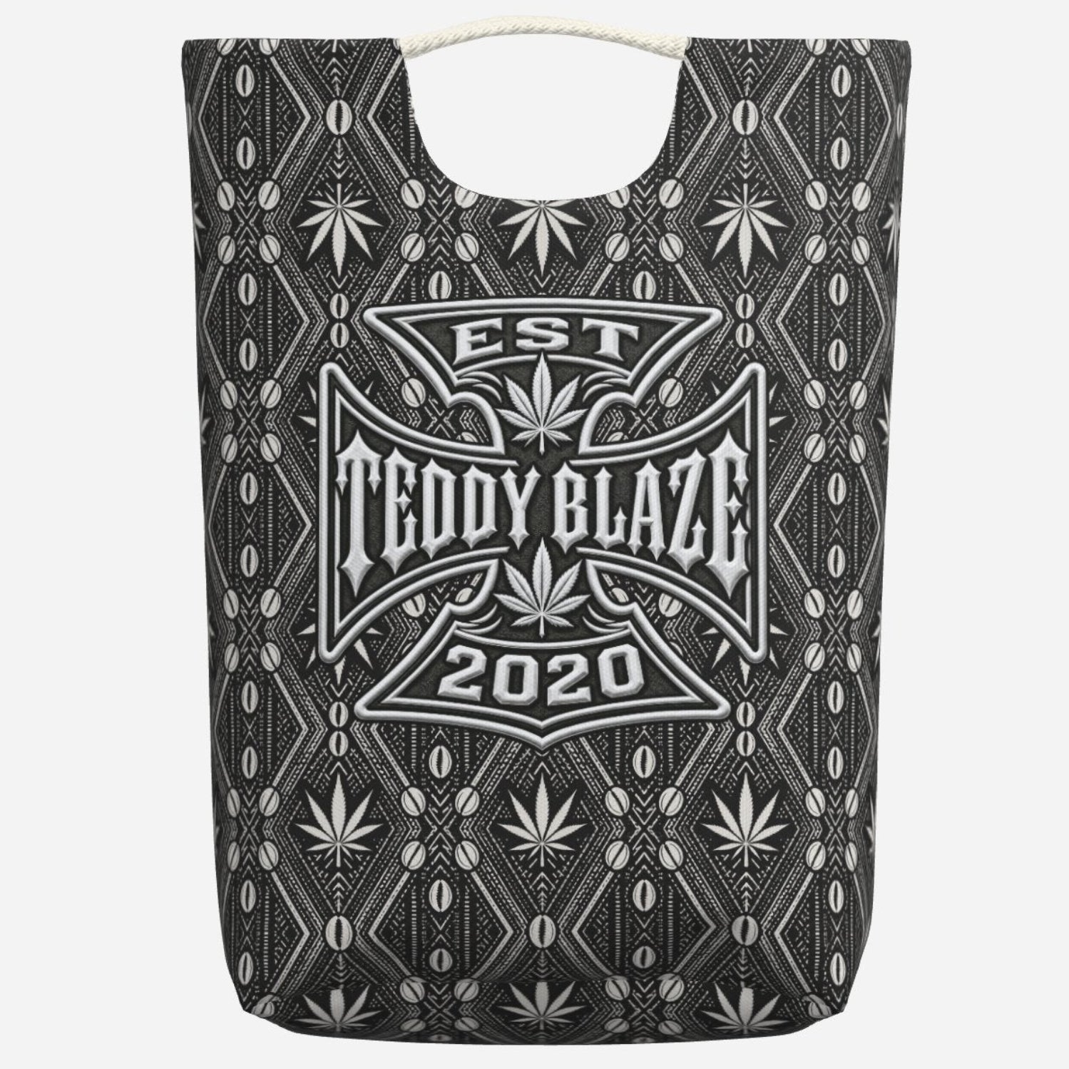 Carry the Teddy Blaze™ house pattern with the DaCruz crest on this heavyweight polyester canvas tote from Teddy Blaze.